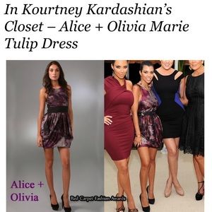 Alice + Olivia Dress *Seen on Kourtney Kardashian*